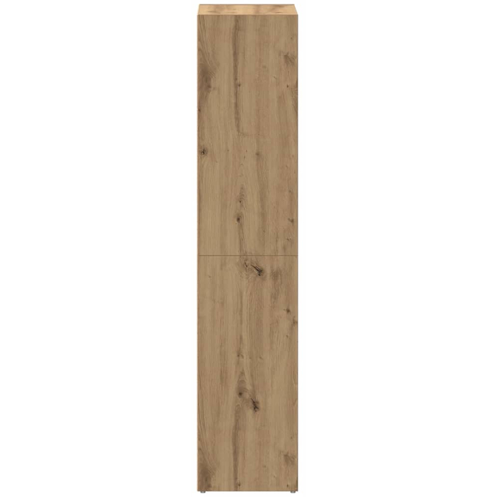 vidaXL 8 Shelf Artisanal Oak Bookcase Image 5