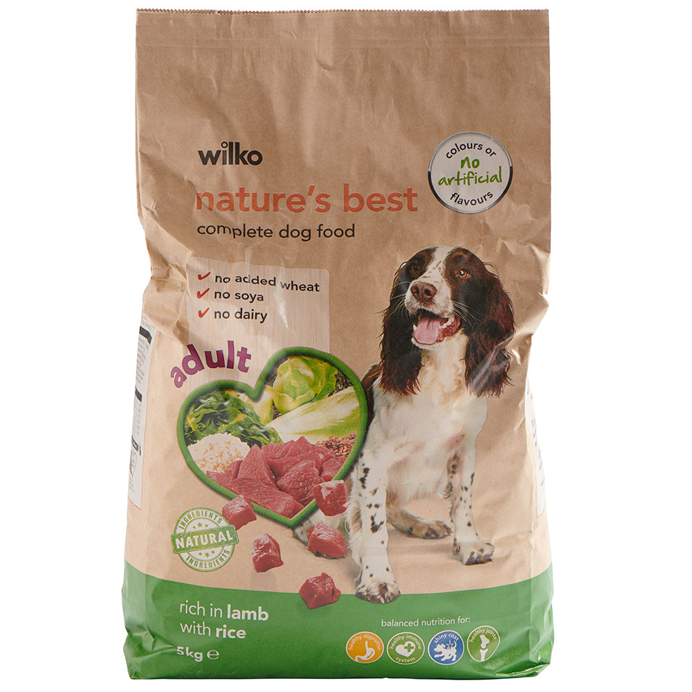 Wilko Natures Best Dog Food Lamb 5kg Image 1