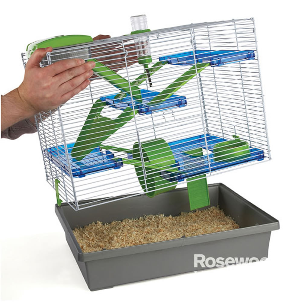 Rosewood Pico Hamster Cage Extra Large Silver 