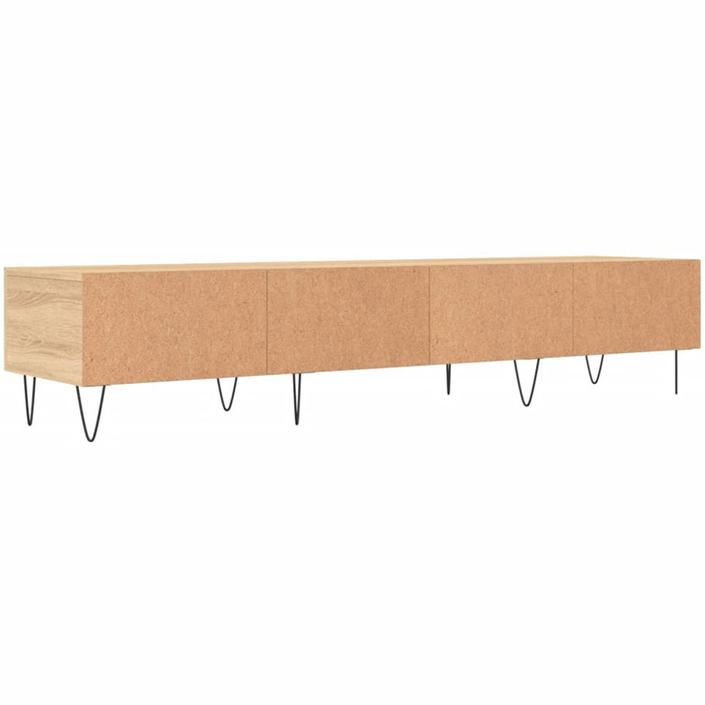 vidaXL 3 Drawer Sonoma Oak TV Cabinet Image 8