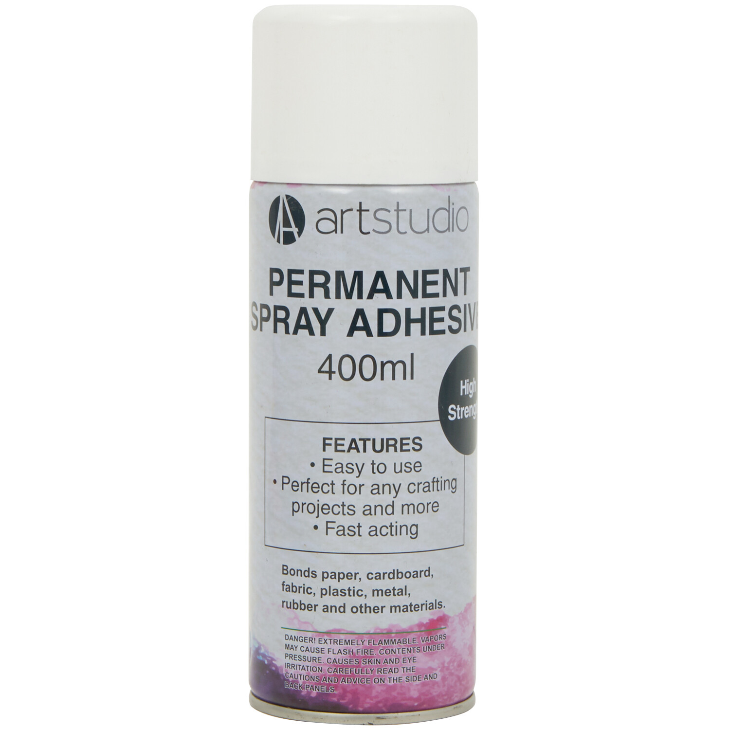 Permanent Spray Adhesive 400ml - White Image 1