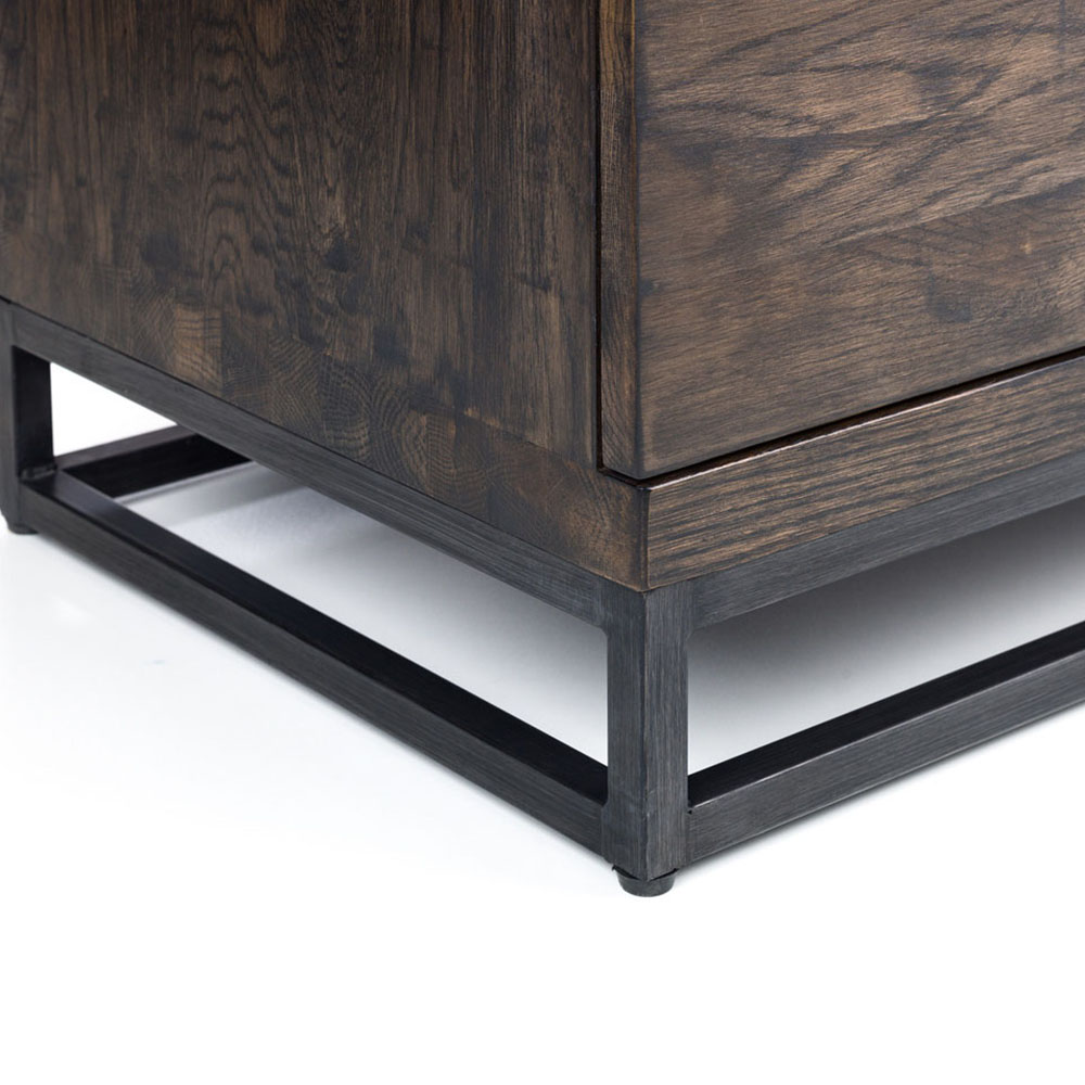 Julian Bowen Brooklyn Dark Oak TV Unit Image 6