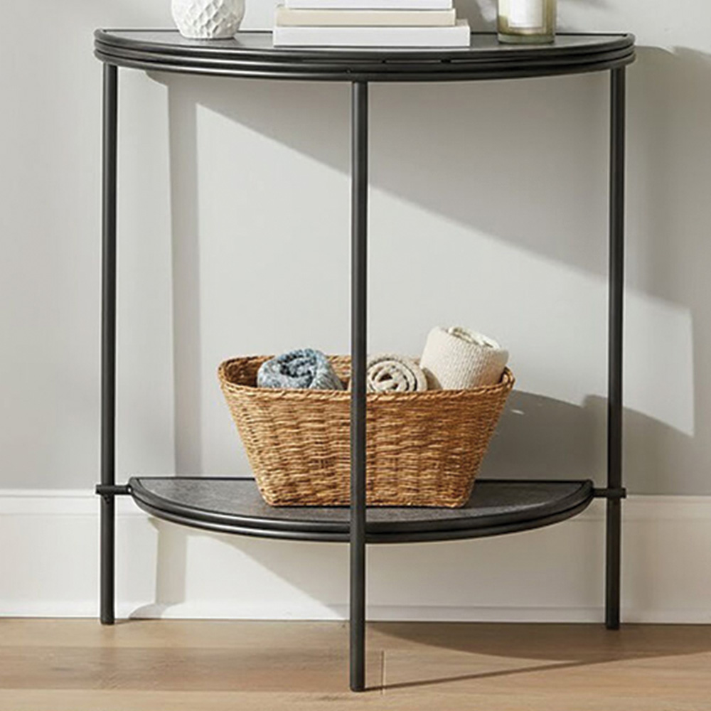 Premier Housewares Xania Semi Circle Console Table Image 1