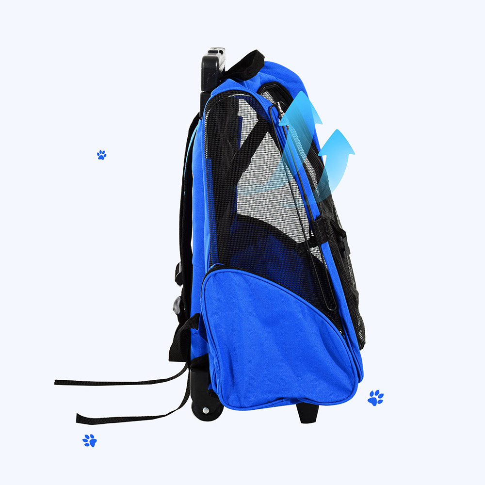 PawHut Pet Travel Backpack Bag Blue Image 2