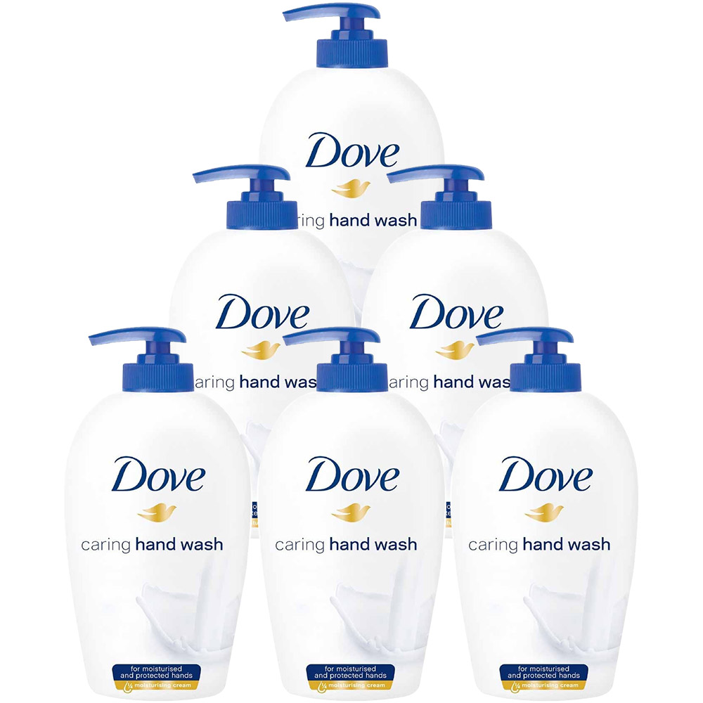 Dove Original Hand Wash Case of 6 x 250ml Image 1