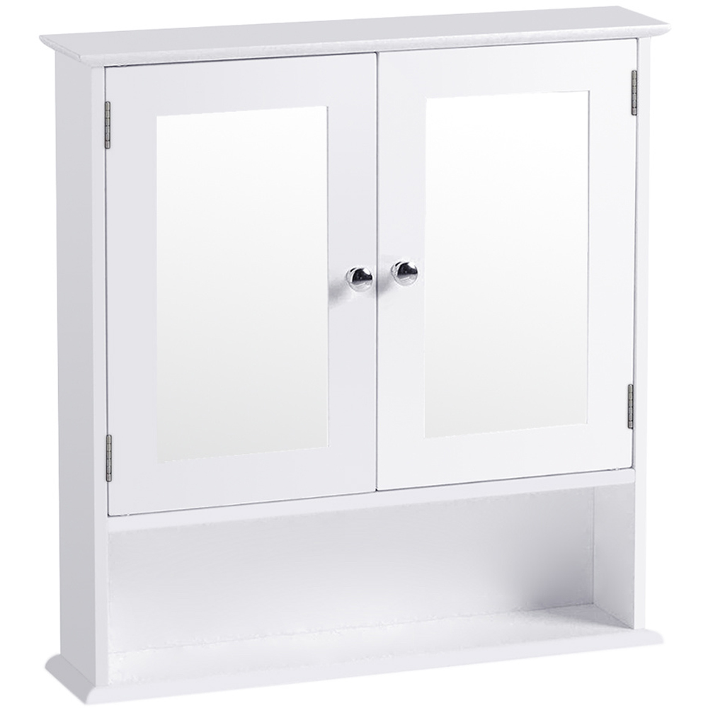 H&O Direct Double Door Wall Mounted Mirror Storage Cabinet Image 2
