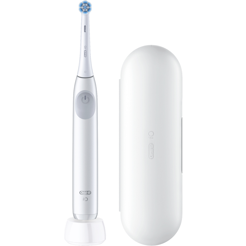Oral-B iO2 Series Simple White Rechargeable Electric Toothbrush with Travel Case Image 3