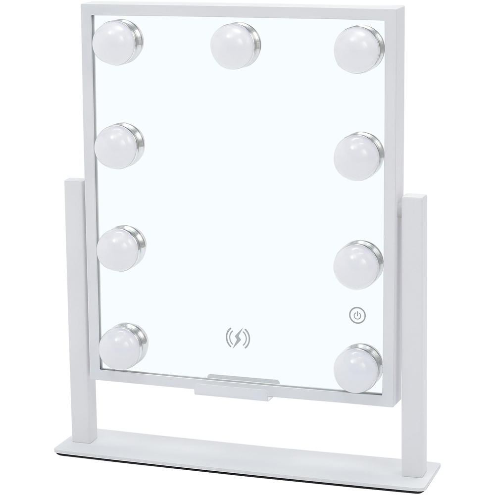 Living and Home LED Hollywood Tabletop Vanity Makeup Mirror 36 x 30cm Image 1