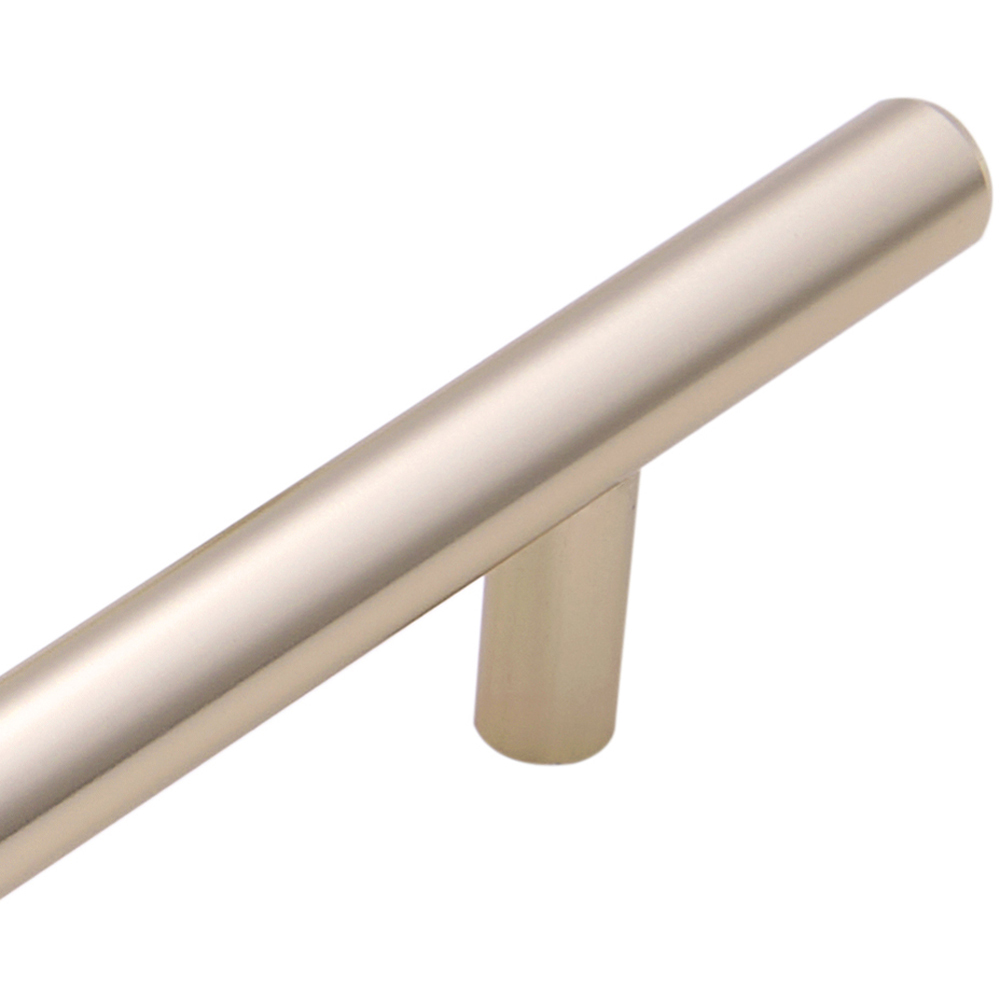 Living and Home Gold Minimalist Cylindrical Metal Pull Handle 30cm Image 7