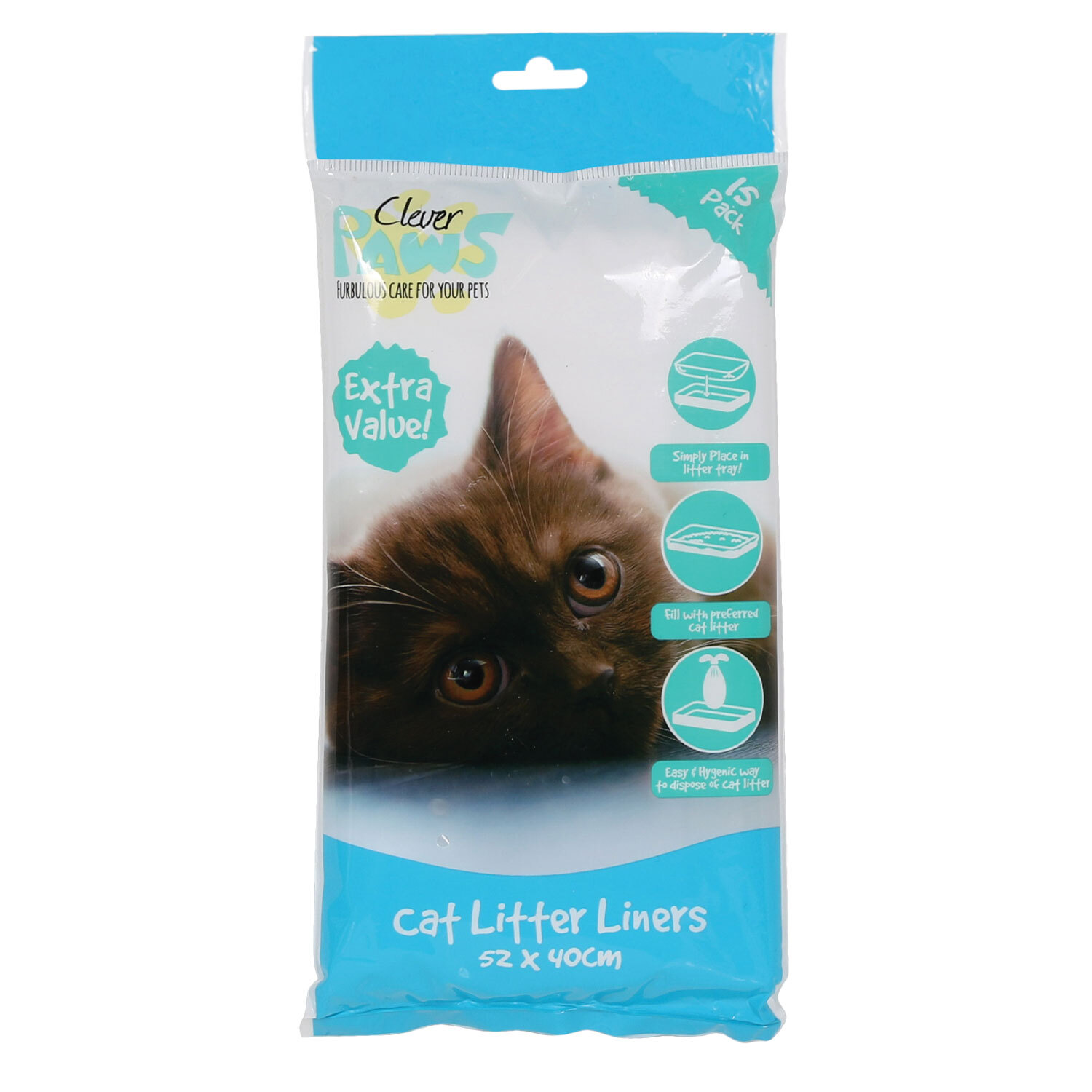 Clever Paws Cat Litter Liner 15 Pack Image