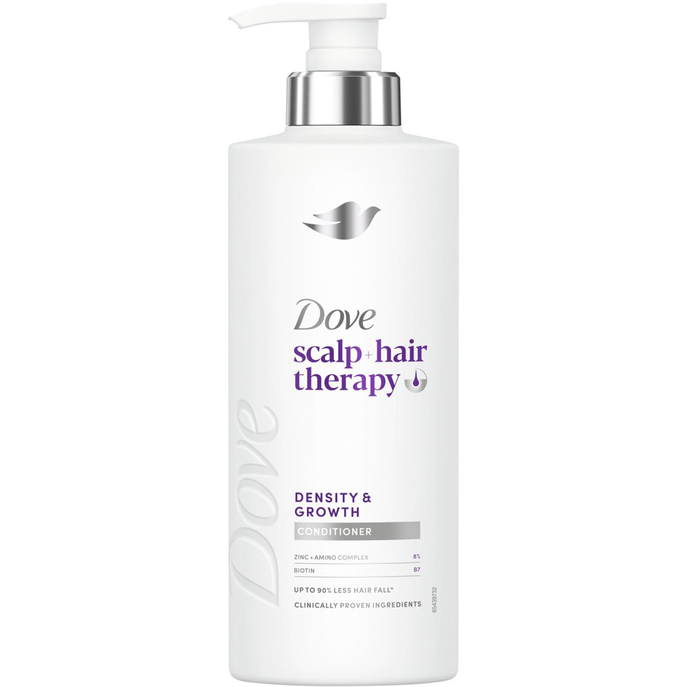 Dove Scalp+Hair Therapy Biotin and Zinc Density Growth Conditioner 400ml 6 Pack Image 2