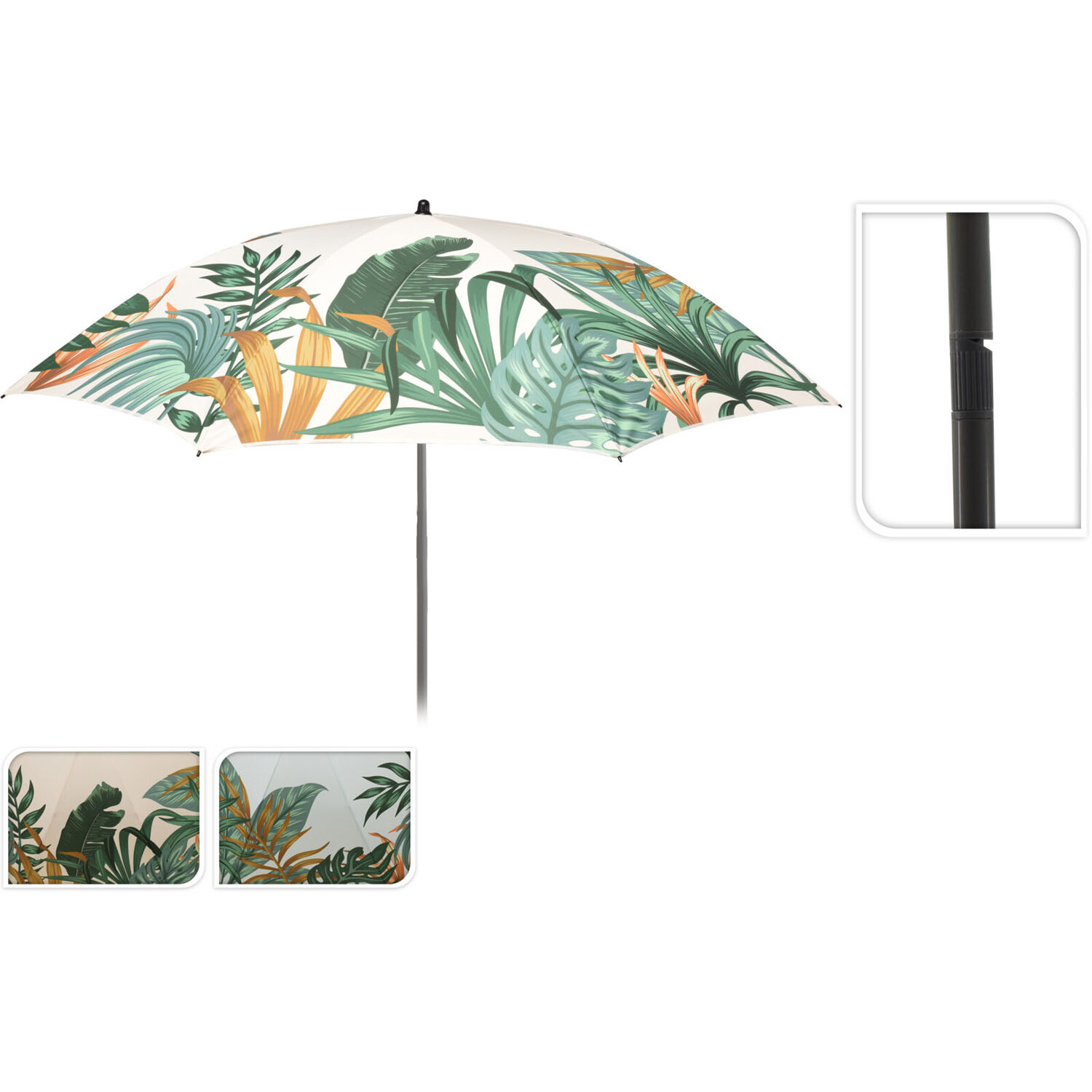 Koopman Assorted Beach Umbrella - 200cm / 119cm Image 2