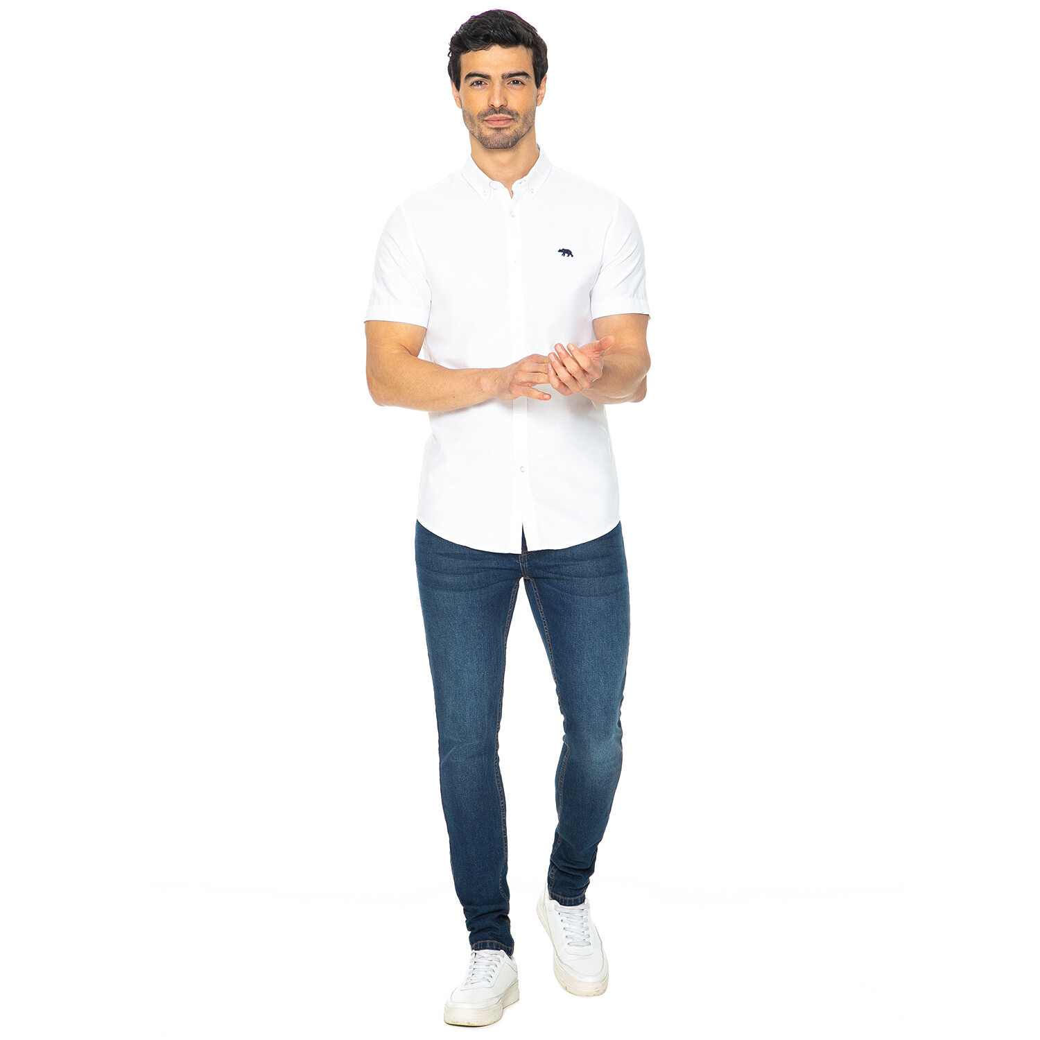Men's Oxford Inferno Shirt - White / S Image 1