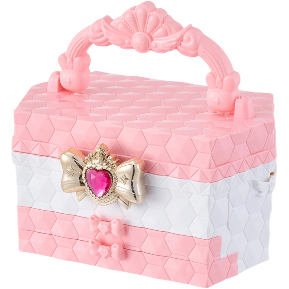 H&O Direct 52 Piece Kids Pink Washable Cosmetic Toy Set with Mirror Image 2