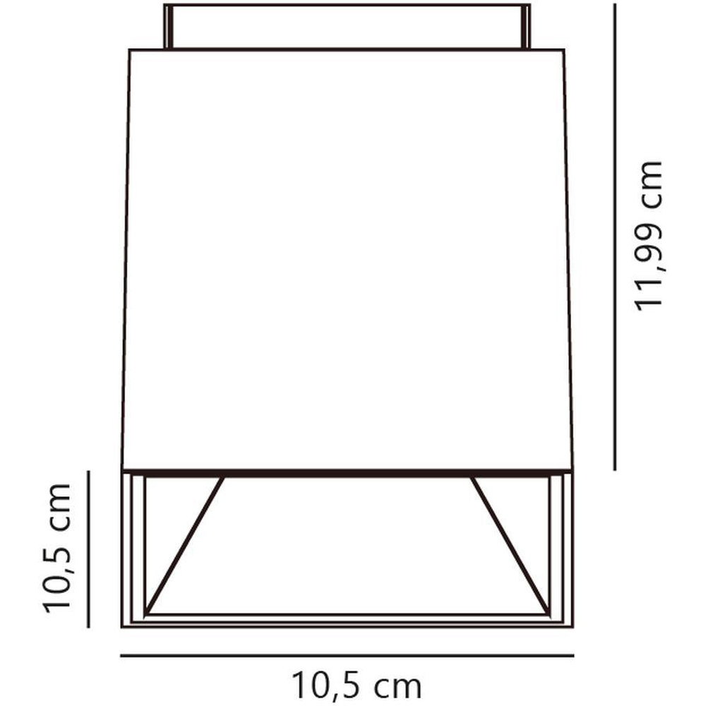 Nordlux Ethan 1-Spot Black Square Spotlight Image 6