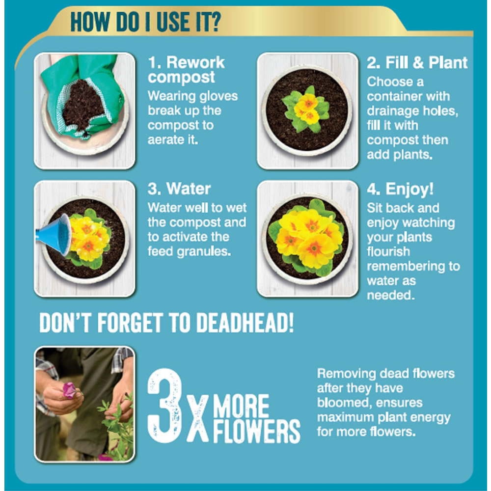 GroSure Easy Container Compost 50L Wilko