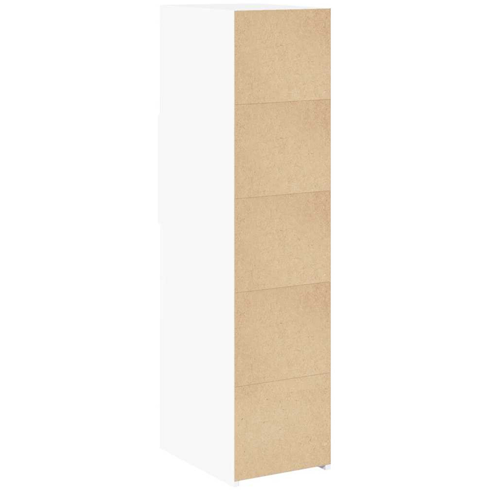 vidaXL 2 Drawer 3 Open Shelf White Highboard Image 6