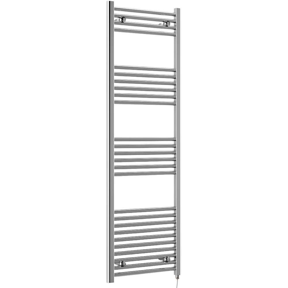 Terma Leo E 1705BTU Chrome Electric Fixed Temperature Towel Rail 1600 x 500mm Image 1