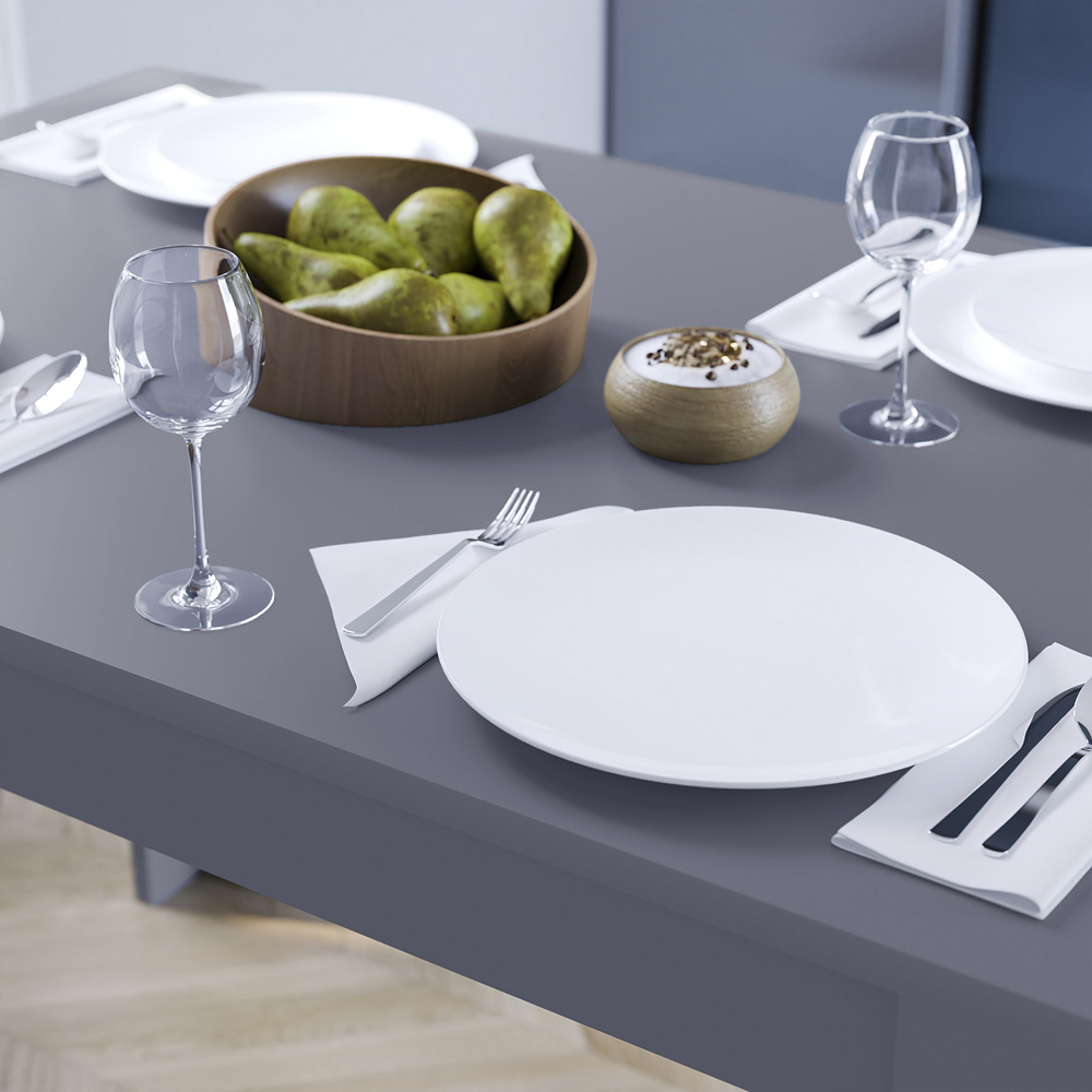 Vida Designs Medina 4 Seater Dining Table Grey Image 3