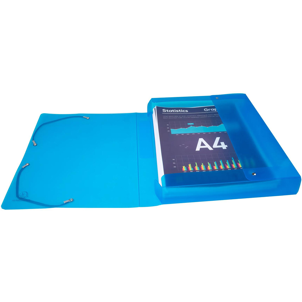 Exacompta Iderama A4 Multicolour PP Box File 4 Pack Image 4