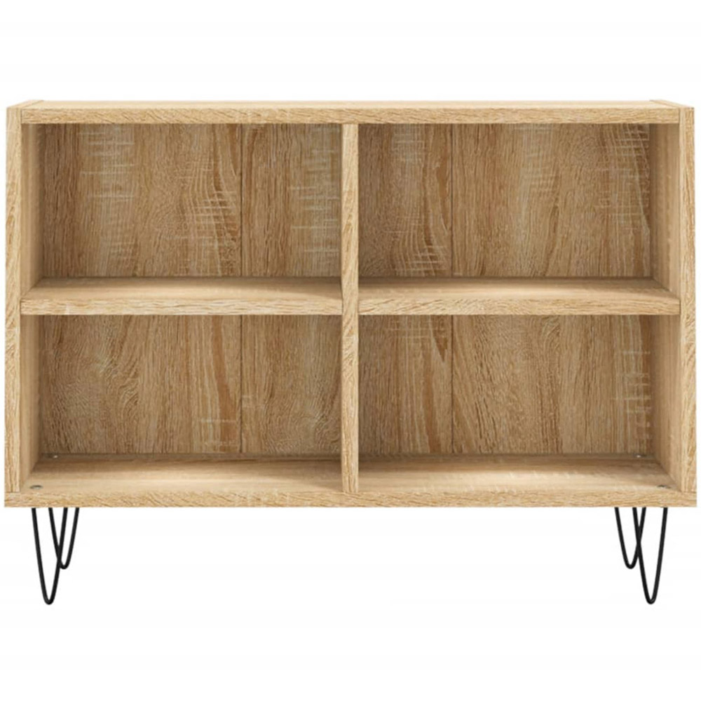 vidaXL 4 Shelf Sonoma Oak TV Cabinet Image 4