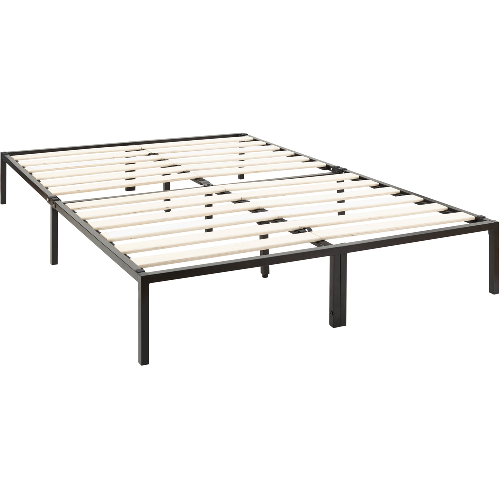 GFW Kore Double Black Platform Bed Frame Image 3