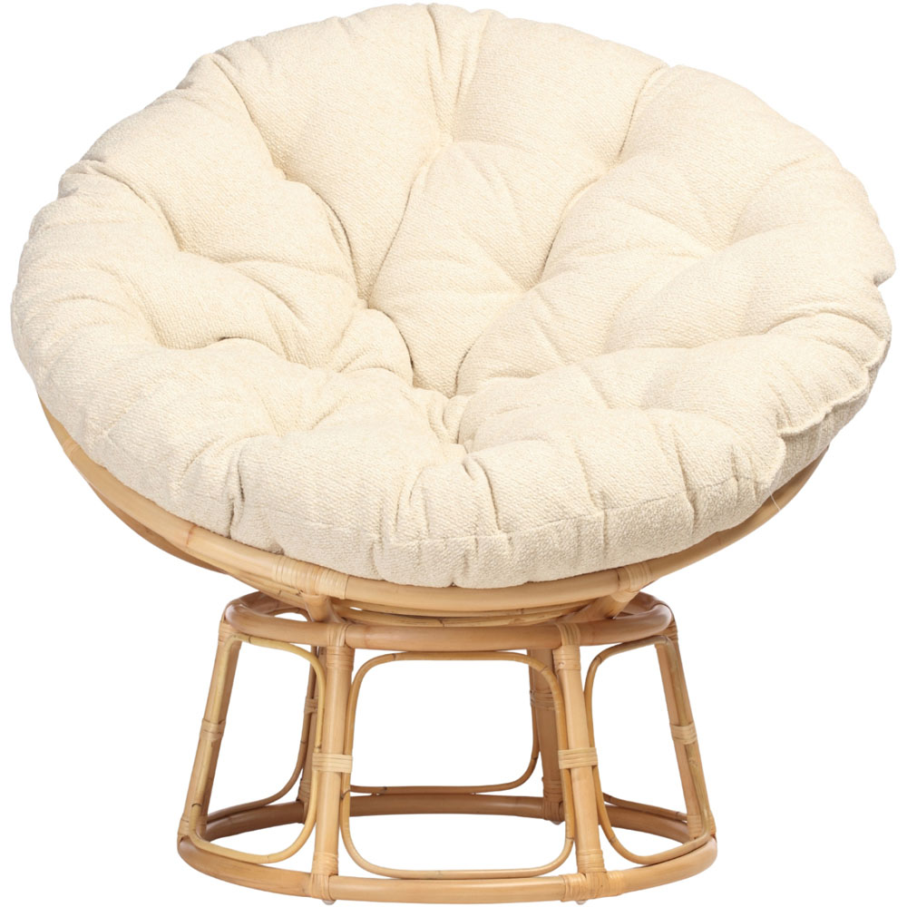 Desser Furniture Papasan Natural and Shadow Cloud Chair Image 2