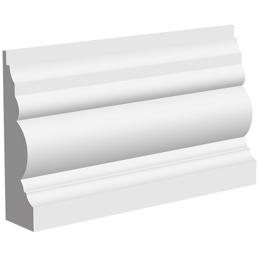 National Skirting White Anglo Primed Skirting Board 18mm 95 x 4200mm Image 1