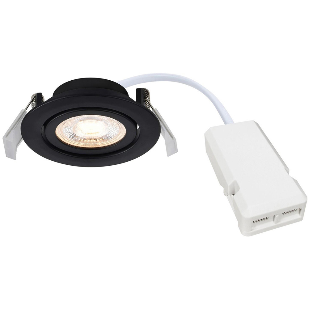 Nordlux Monolo Single Kit 450 Lumens Black LED Downlight Image 1