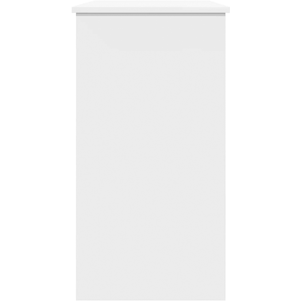 vidaXL Single Drawer Single Shelf Computer Desk White Image 5