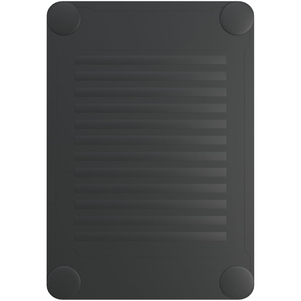 vidaXL Black Monitor Stand with Drawer Image 5