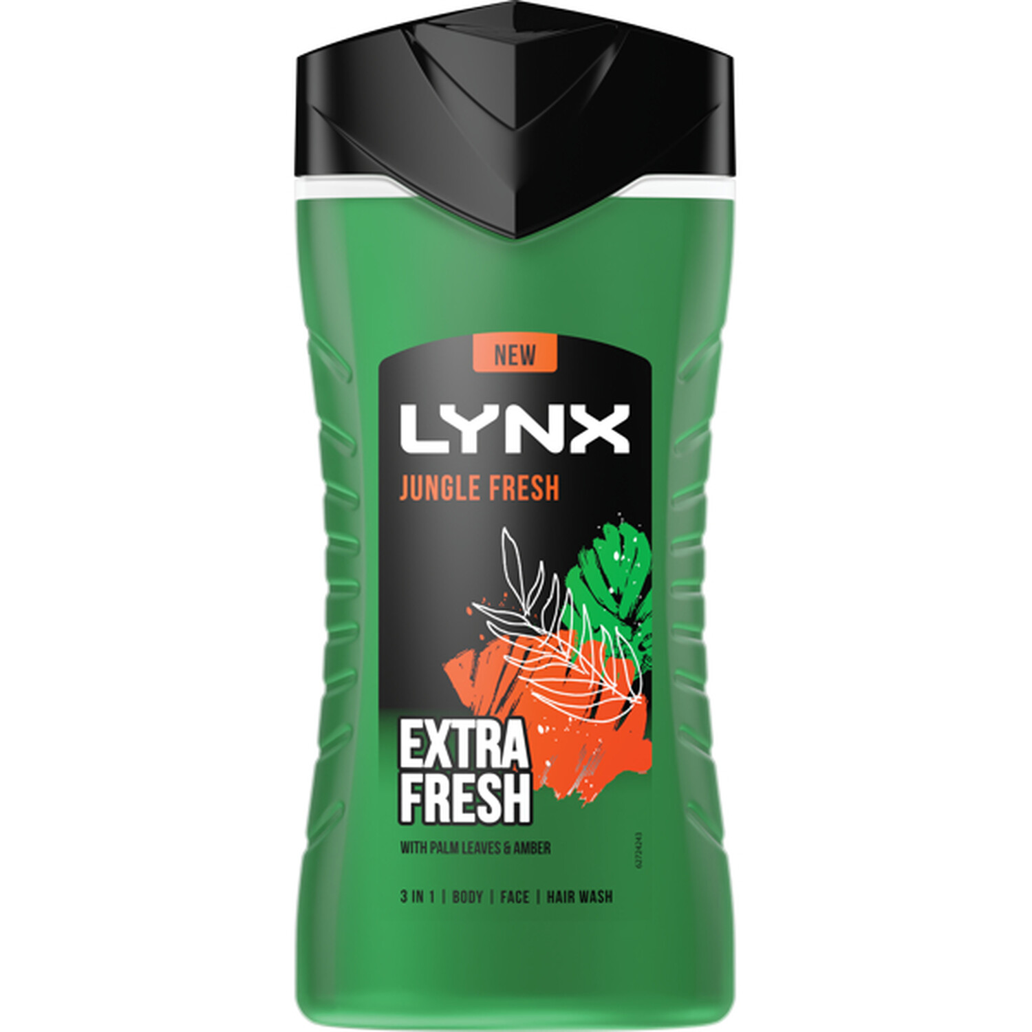 Lynx Jungle Fresh Extra Fresh Shower Gel 225ml - Green Image