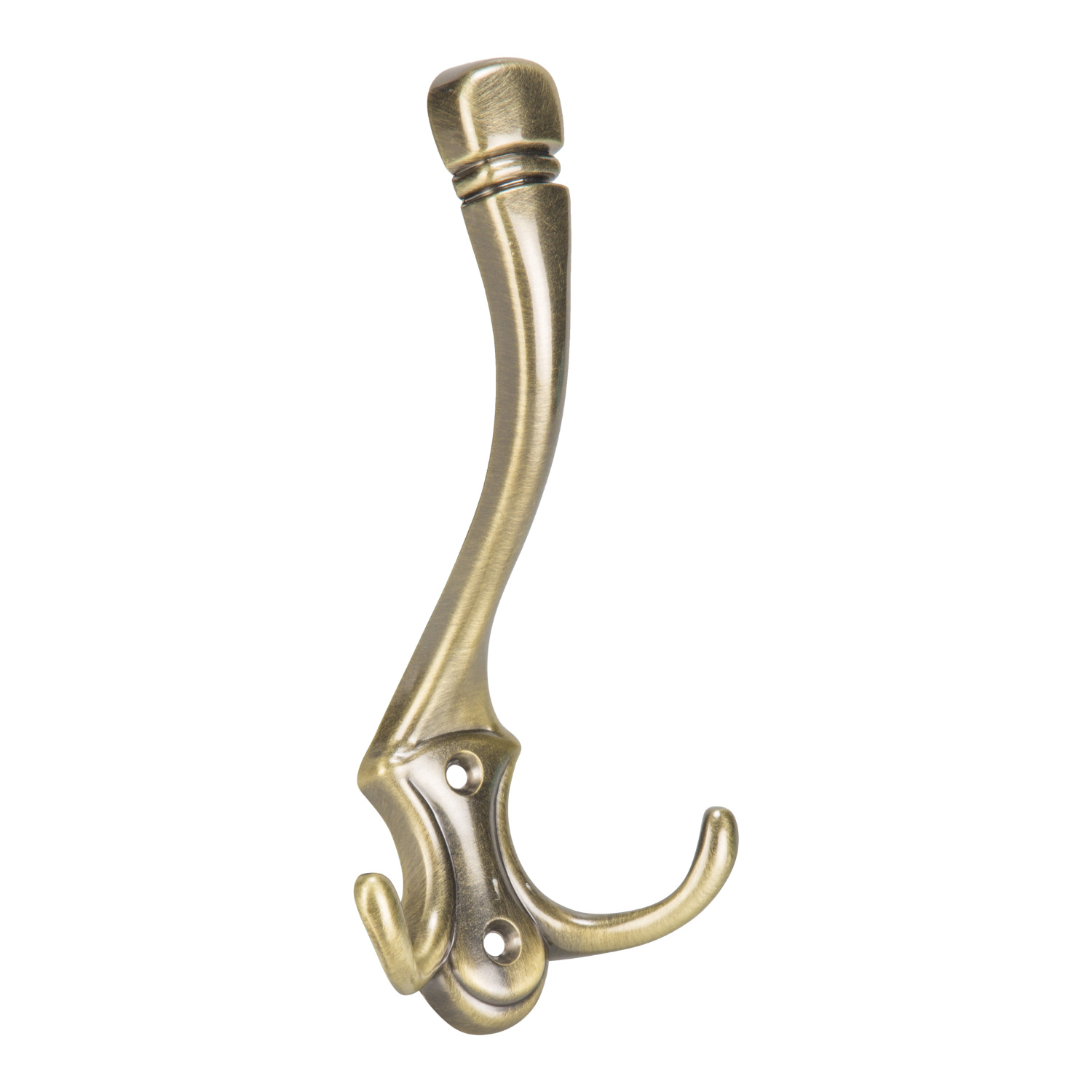 Jumbo Three Prong Hook Antique - Gold Image 1