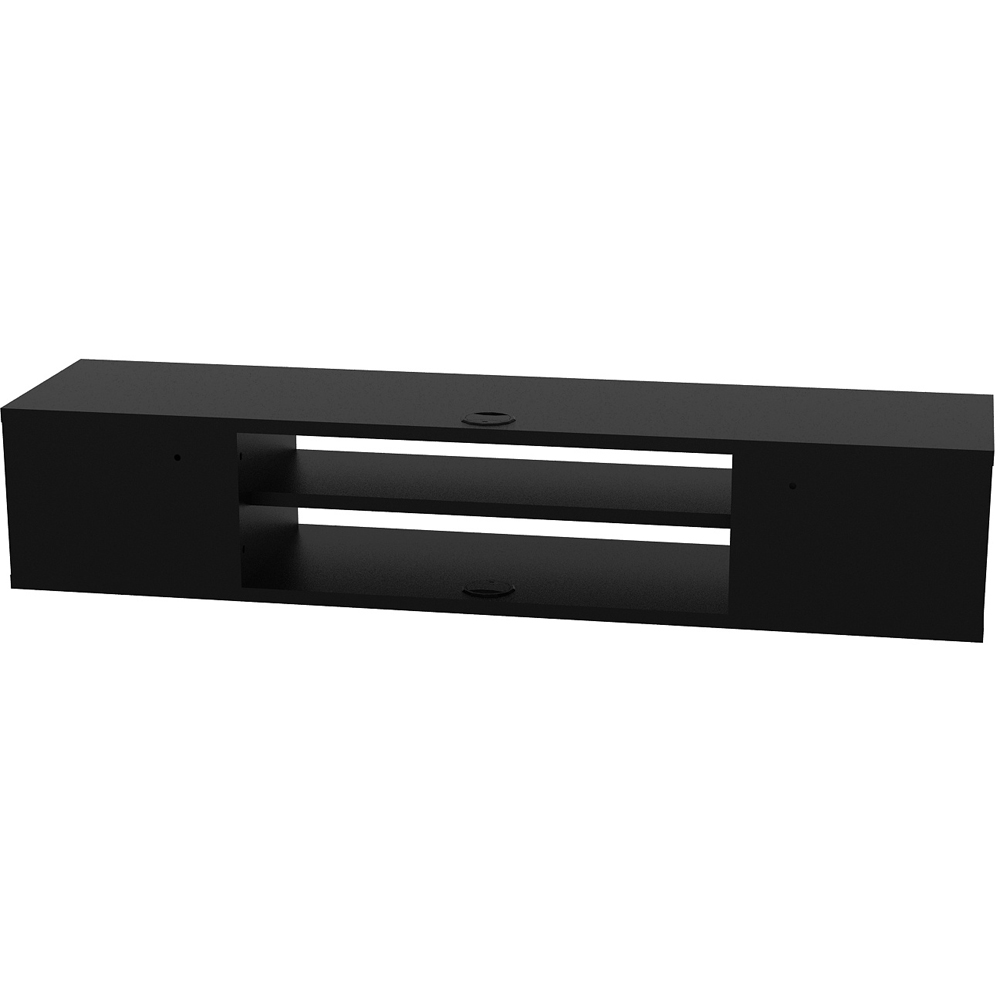 Decorotika Pivot 4 Shelf Black Floating TV Unit Image 6