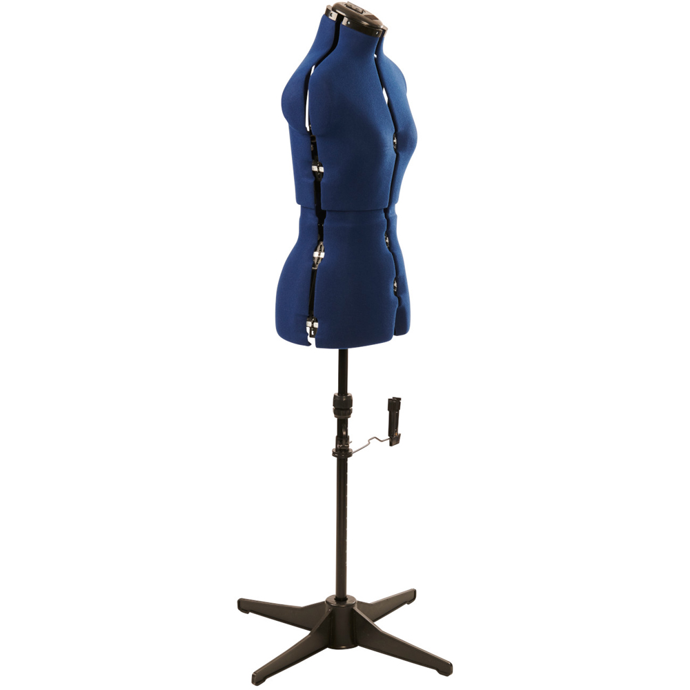 Sewing Online 023816-NVY Navy Adjustable 8-Part Dressmakers Dummy with Hem Marker Small Image 4