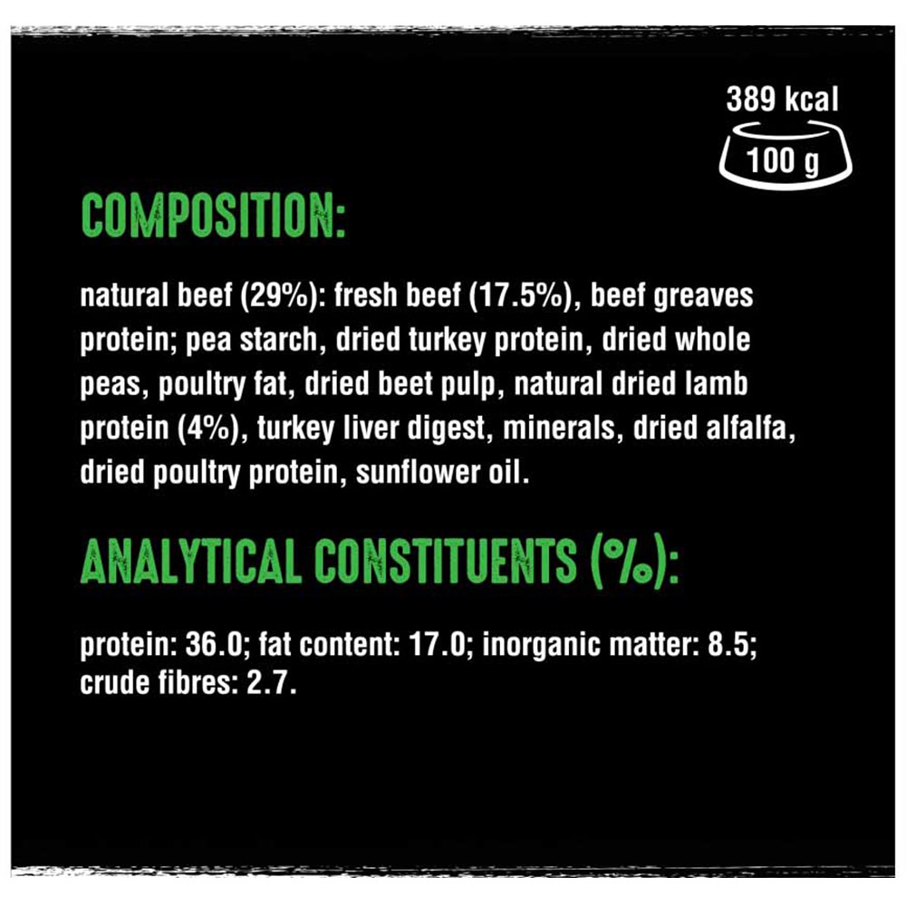 Crave Natural Complete Dry Dog Food Lamb and Beef 1kg Image 6