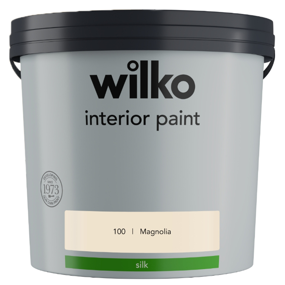 Wilko Interior Magnolia Silk Emulsion Paint 5L Image 2
