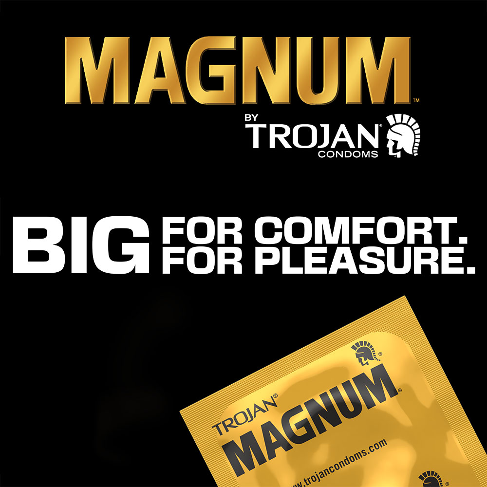 Trojan Magnum Ribbed Condoms 12 Pack Image 5