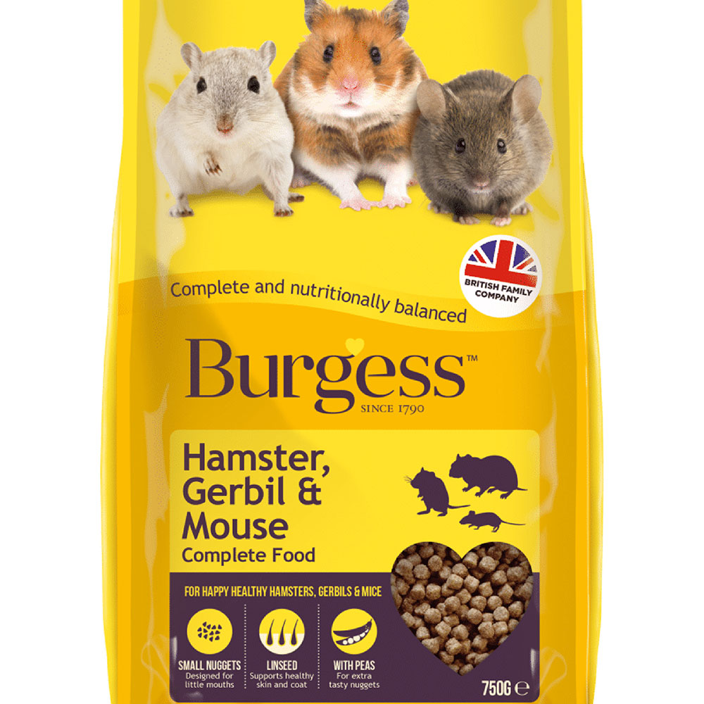 Burgess Hamster Gerbil and Mouse Pet Food Image 2