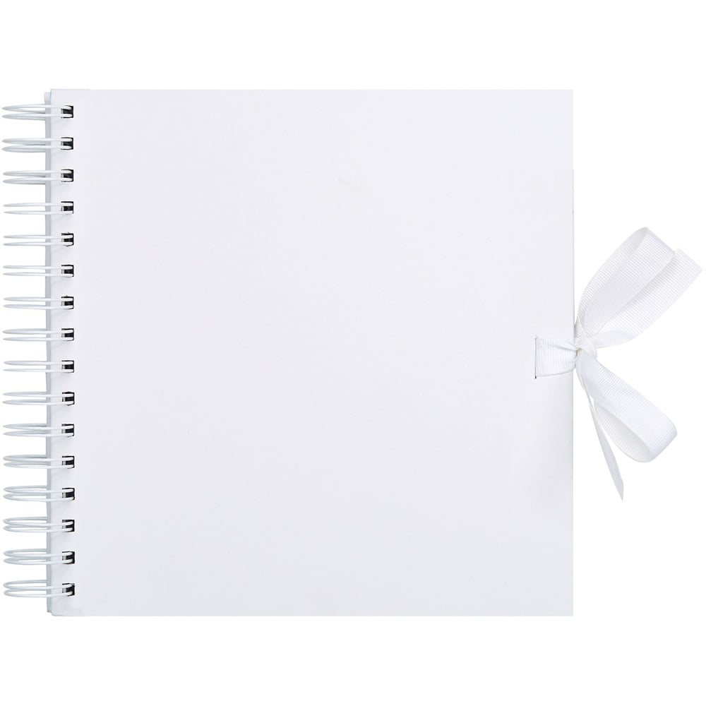 Papermania 8 x 8 inch White Scrapbook 40 Sheets 200gsm Image 1