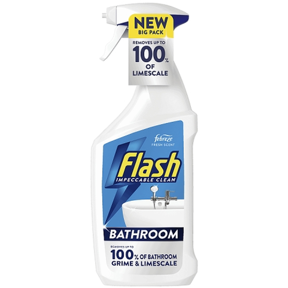 Flash Impeccable Clean Bathroom Cleaning Spray 800ml Image