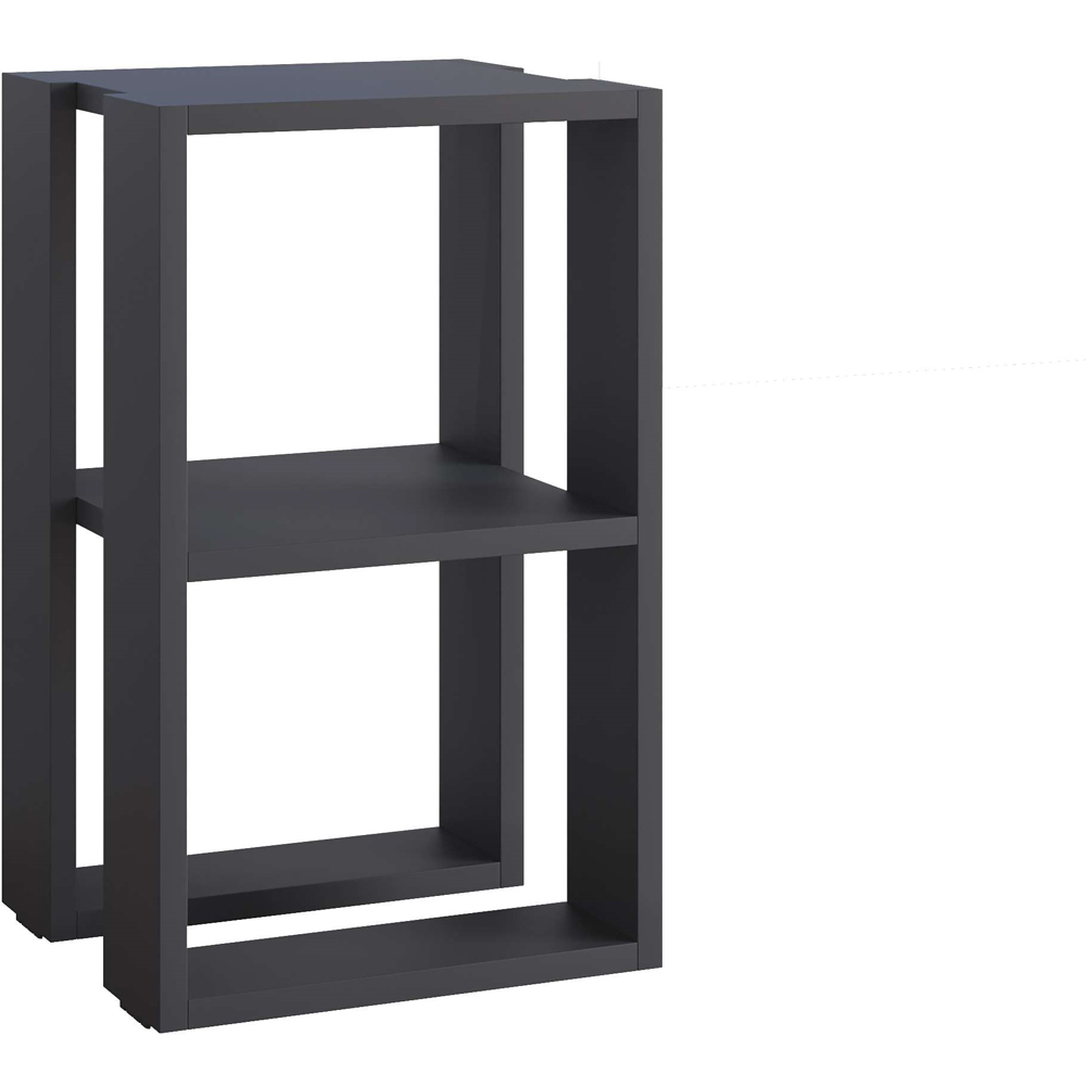 Decortie Lonie Anthracite Bedside Table Image 2