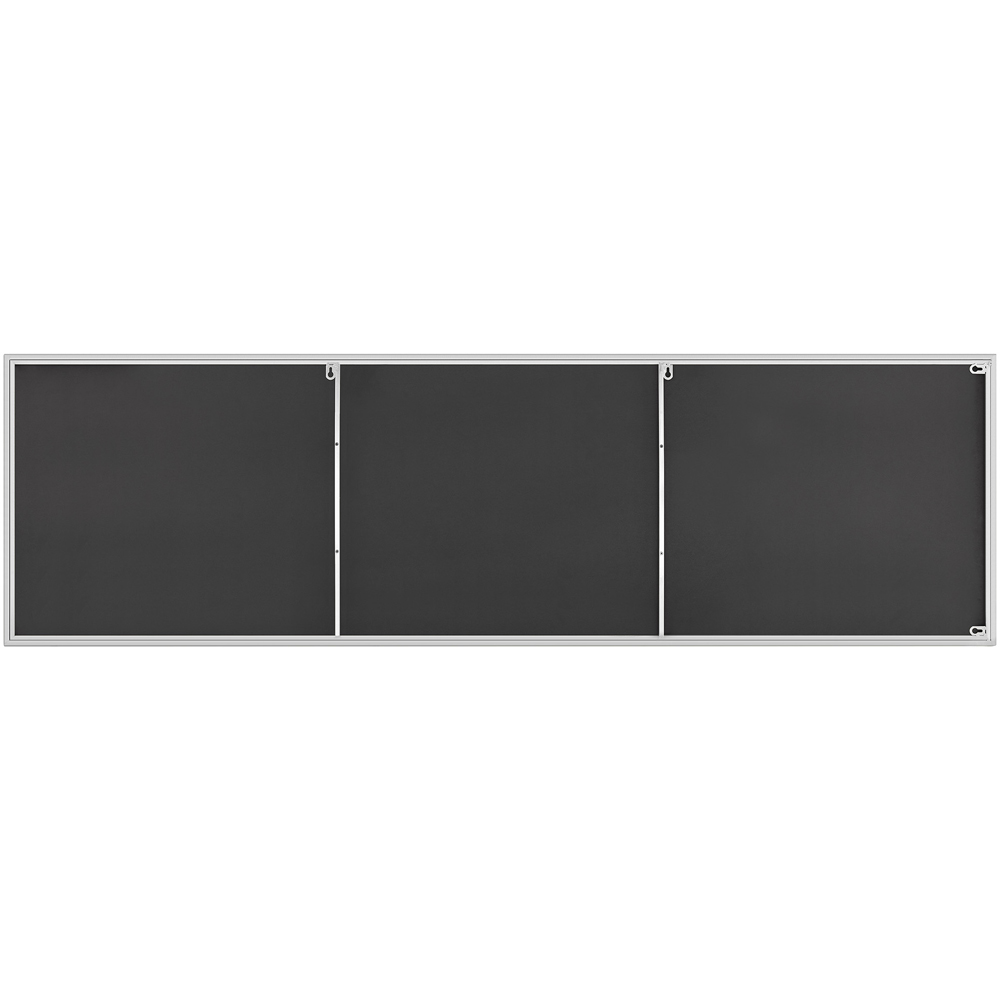 Furniturebox Austen Rectangular Silver Extra Large Metal Wall Mirror 170 x 50cm Image 4