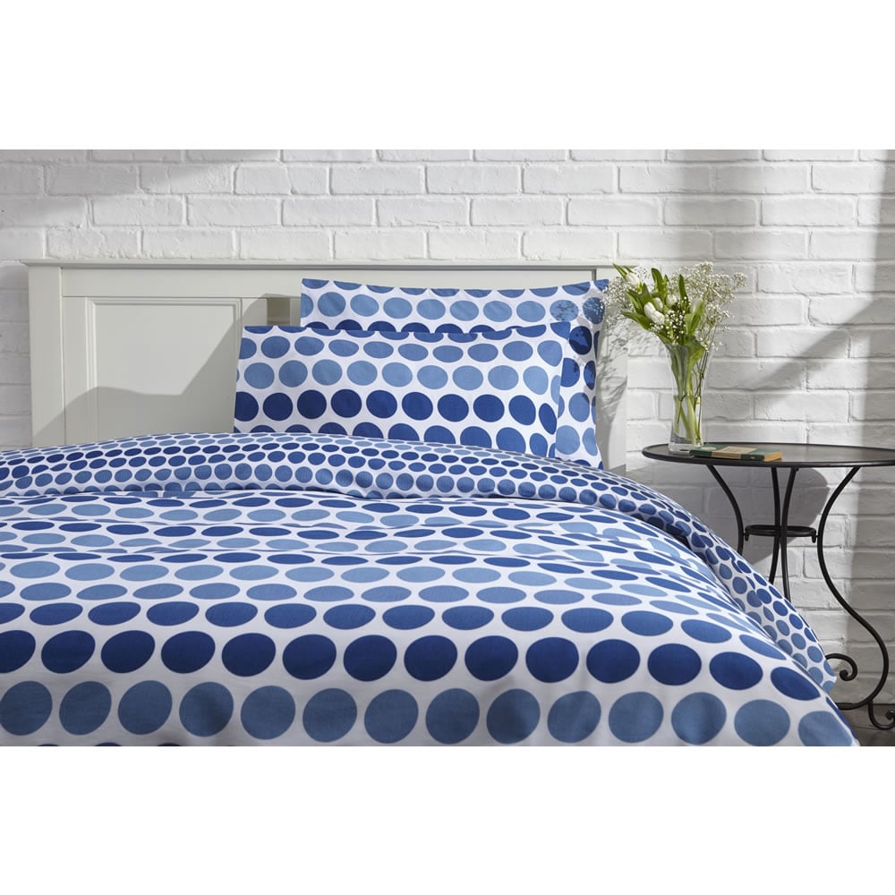 Wilko Blue Spot King Duvet Set Wilko