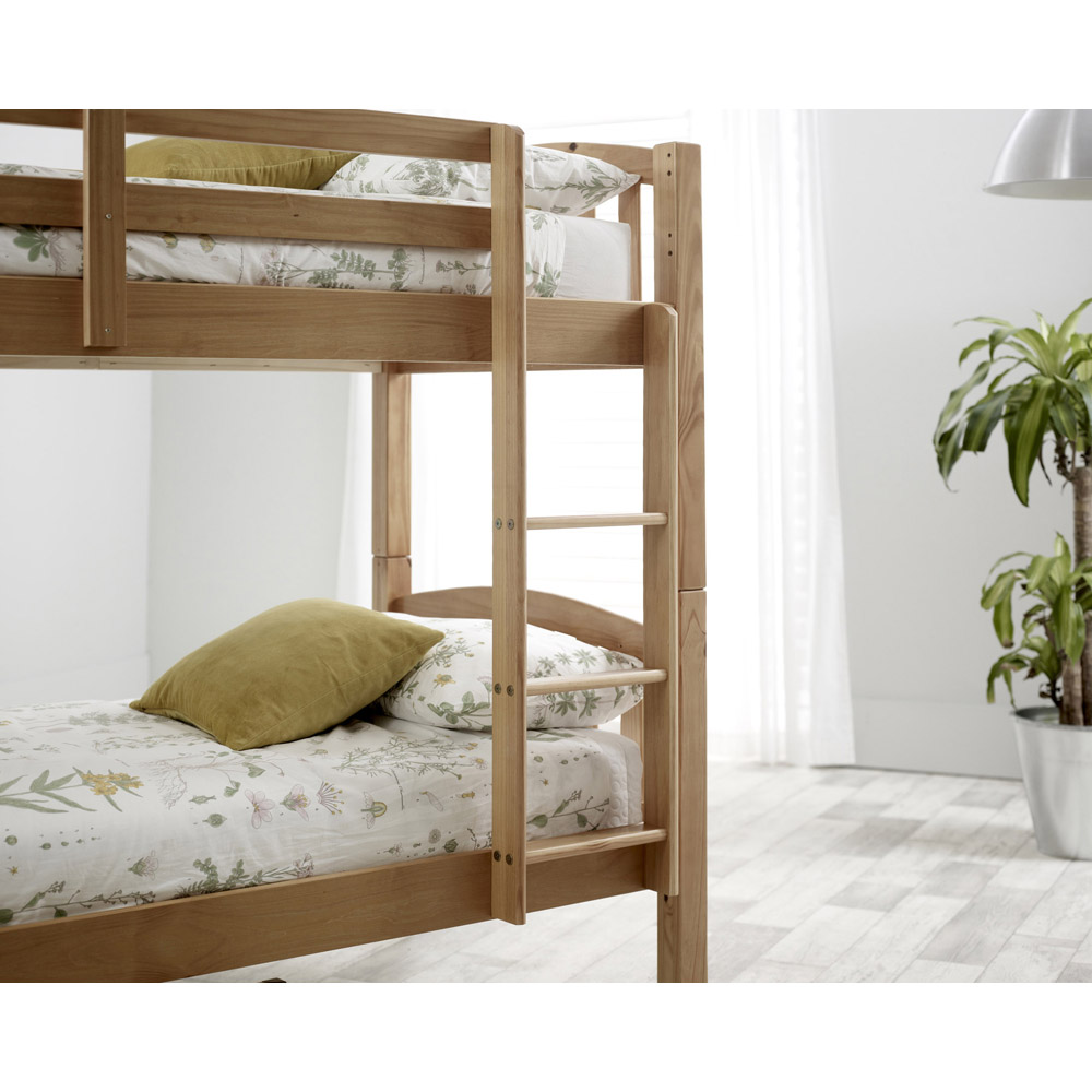 Mya Pine Bunk Bed with Pocket Mattresses Image 4