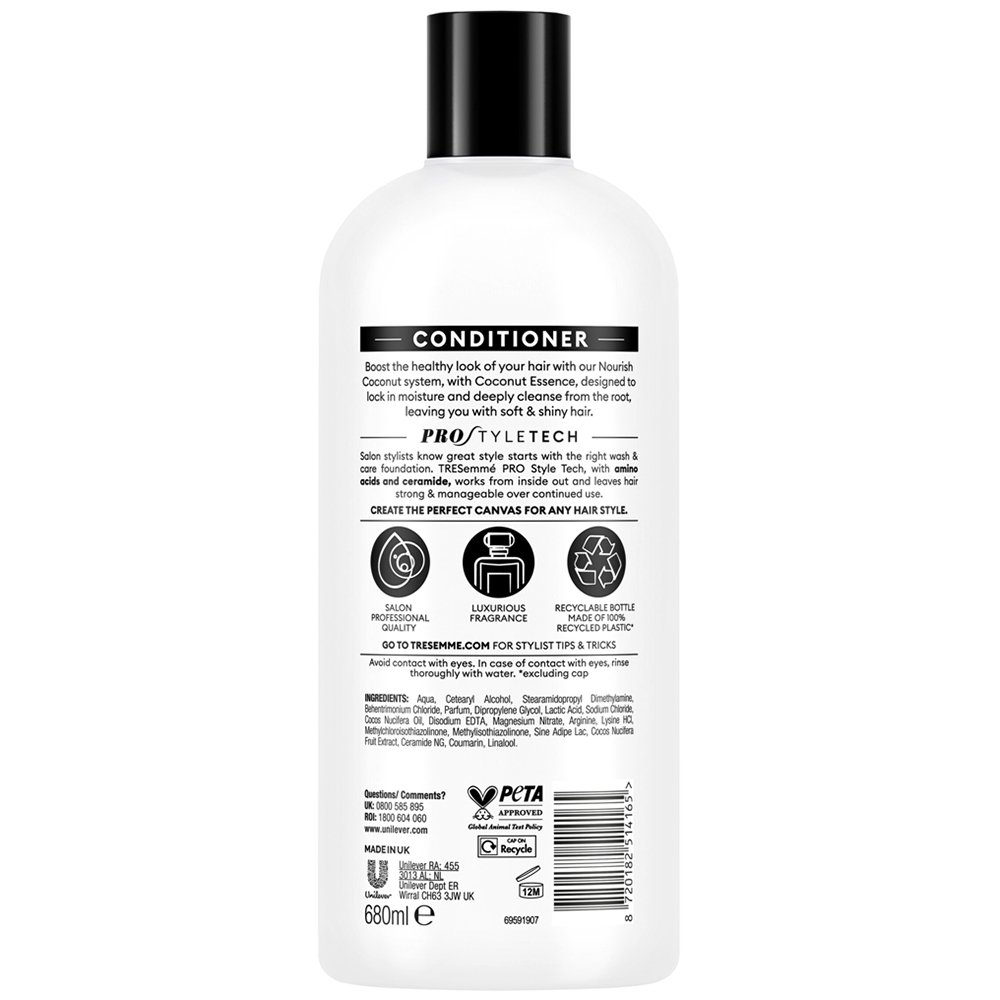 TRESemme Nourish Coconut Conditioner 680ml Wilko