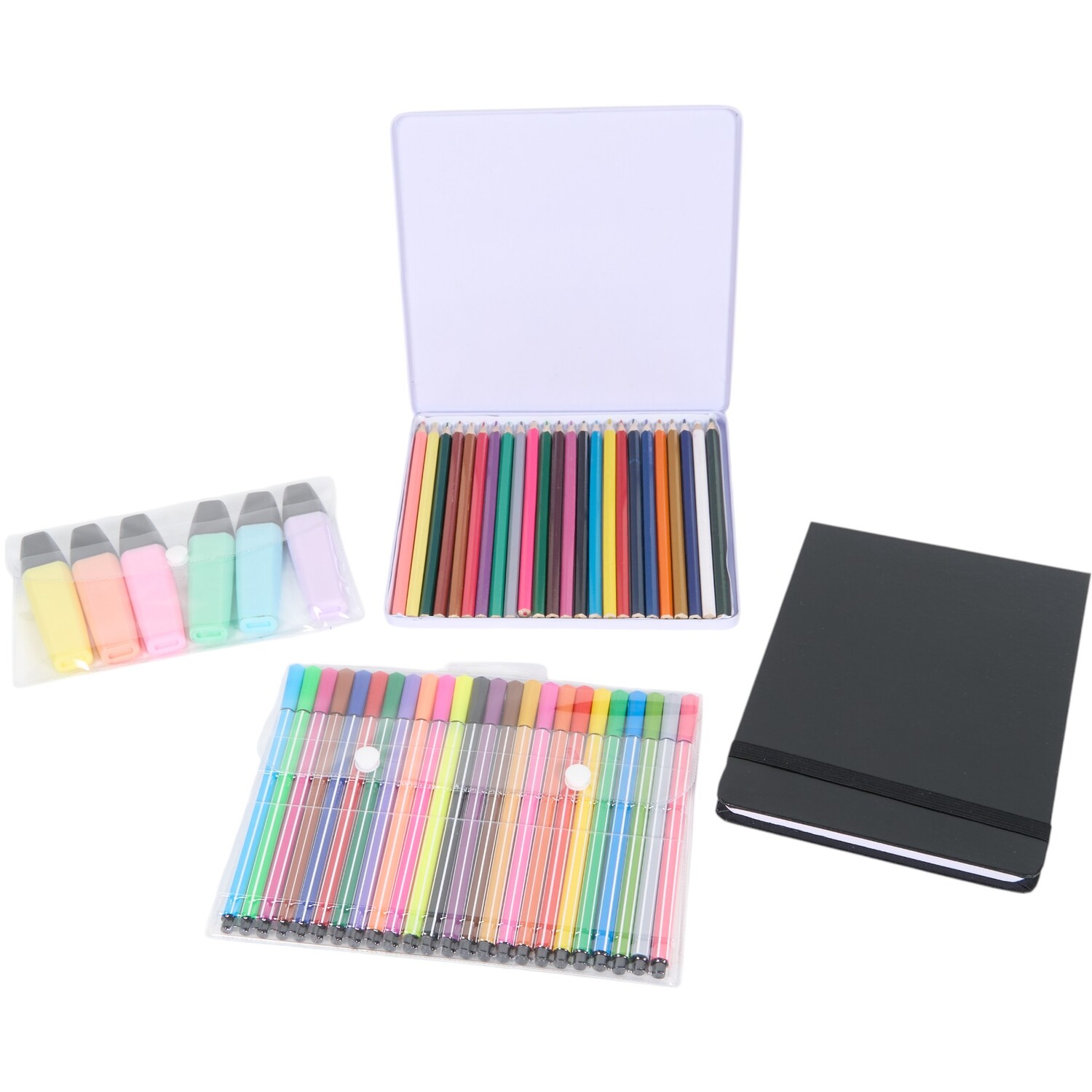 Art School Essentials Set Multicolour Image 3