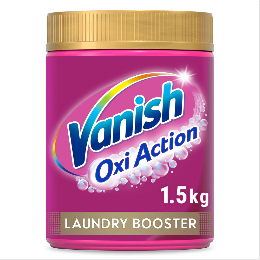Vanish Pink Oxi Action Laundry Booster 1.5kg Image 1