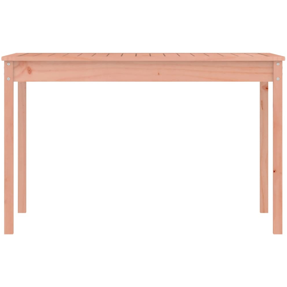 vidaXL 4 Seater Solid Douglas Wood Garden Dining Table Natural Image 4