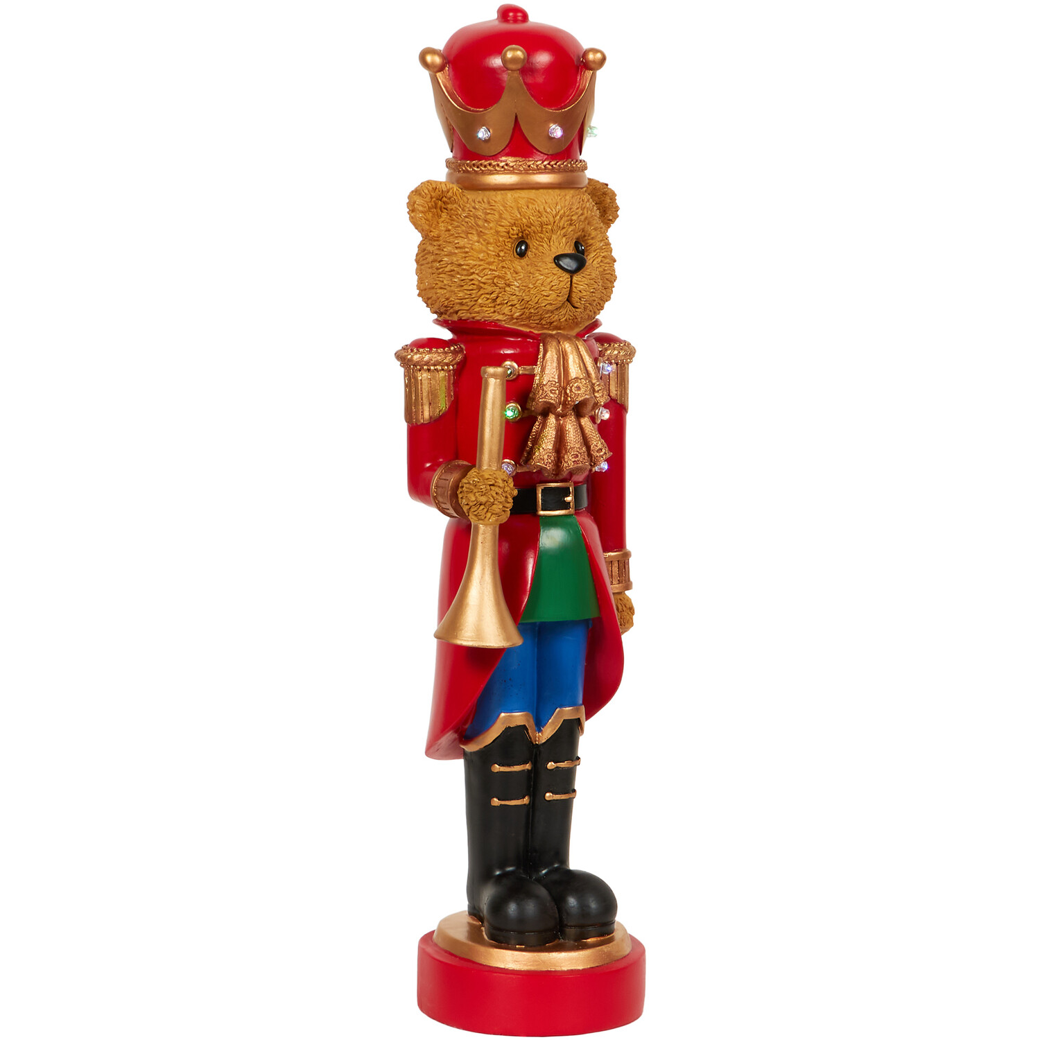 Sleigh Bells Ring LED Teddy Bear Soldier Image 5